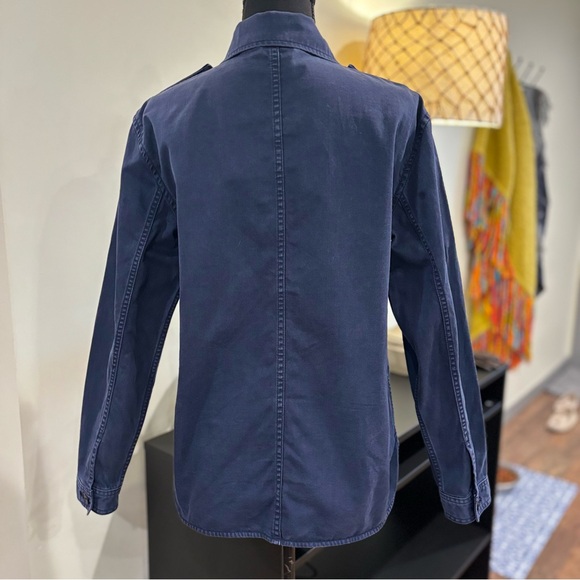 Madewell Easy Utility Shirt Jacket in Navy XS - Picture 4 of 9